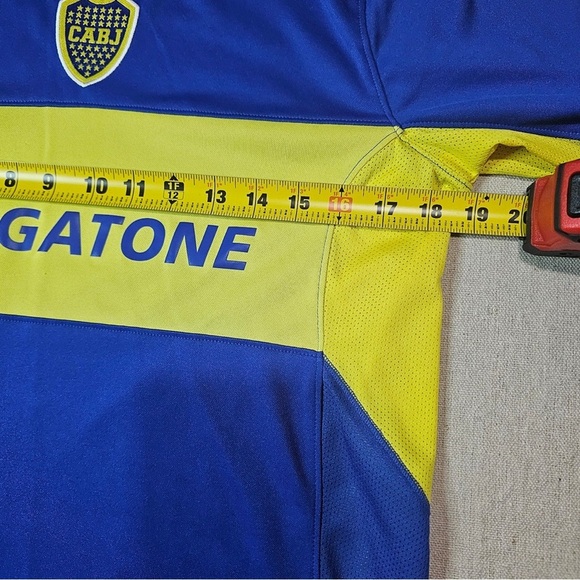 BOCA JUNIORS ARGENTINA 2005 RED MEGATONE HOME FOOTBALL SHIRT NIKE SIZE XL - Picture 5 of 6
